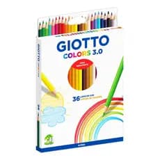 Lapis de Cor Escolar 36 Cores GIOTTO Colors 3.0