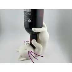 Suporte para Garrafa de Vinho Gato – Porta Vinho Decorativo Criativo