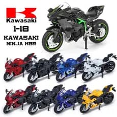 Miniaturas de motos 1:18 Kawasaki Suzuki Yamaha Honda Alta Cilindrada para presente enfeite decoração estante escritorio