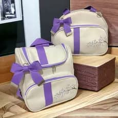 Kit 2 Peças Bolsa Maternidade Mochila Bebê Mamãe Bolsa Maternidade Mochila 2 em 1