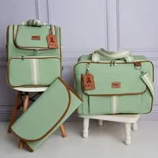 Kit Completo Bolsa Maternidade Bebê Mochila Grande 2 em 1 Térmica Trocador