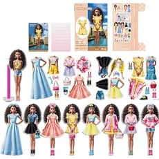 Bonecas Magnéticas Para Meninas , 2025 Novas De Papel Com Roupas Conjunto De Jogos Criativos Brinquedo De Aprendizagem D