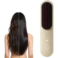 Go Brush Pro , Escova Alisadora De Cabelo Sem Fio 2026 , Escovas Alisadoras Portáteis Para Viagens , Com Display De Temp