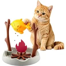 Distribuidor Lento Do Tratamento Alimentador Gato , Brinquedo Interativo Peixe Quebra-Cabeça Forrageamento | De Enriquec