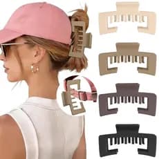Clipes De Garra Adequados Para Bonés De Beisebol-Grampos De Cabelo De Chapéu De Caminhão Mulheres , Penteados Grosso , A