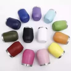 kit com  70/80 Copos Térmico 350ML Inox Com Tampa Acrílica Varias Cores