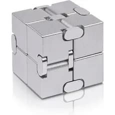 Brinquedos de ponta de dedo - Cubo infinito de metal para alívio do estresse e ansiedade, presentes ultraduráveis