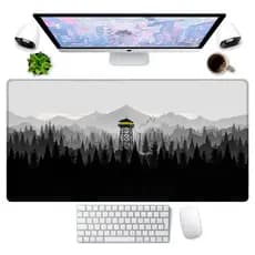 Mousepad Gamer Vários Tamanhos Estampa Fire W Floresta C/ Borda Costurada