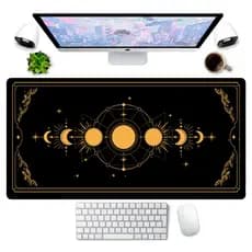 Mouse Pad Gamer Fases da Lua 70x35cm Estampado 1956
