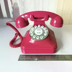Telefone Fixo Com Mostrador vintage Dos Anos 1930 Função normal De Chamada E Rediscagem , design Clássico De Réplica Ant