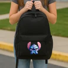 Mochila de passeio infantil menina Mochila escolar menina infantil lilo stitch