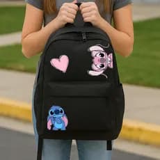 Mochila escola infantil meninas mochila lilo stitch Mochilas meninas