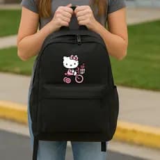 Mochila Escolar meninas infantil mochila hellokitty Passeio Faculdade Academia Mochilas menina