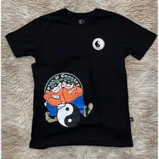 Camiseta Streetwear Símbolo Yin Yang Irmãos Metralha Algodão Premium