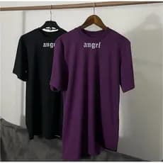 KIT 2 Camiseta Premium 100% Algodão Roxa Angel Palm Unissex Streetwear Lançamento 2024 Envio Imediato