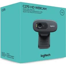 Webcam Logitech C270 HD 720p Com Microfone Para PC Notebook Home Office Reuniões Original