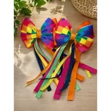 Par de Laço Junino - Laço de cabelo - Festa junina - Laço infantil, adulto e juvenil