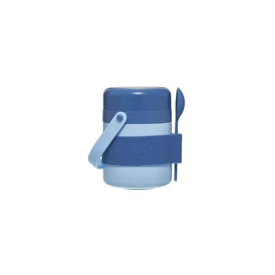 Pote Inox 300ml Com Colher Hermético Tigor T Tigre Little BB Porta Frutinhas Infantil Bebê