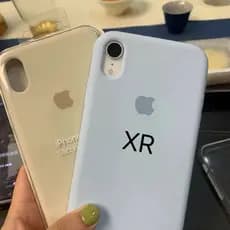 Capa Para IPhone XR  Com Logo Case Protetora de Silicone Aveludada