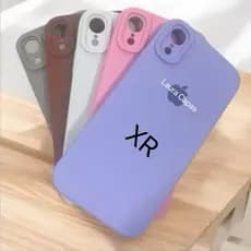 Capa Silicone Aveludada Premium C/ Proteção de Câmera Para iPhone XR