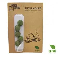 Catnip para gato - Ervilhanip ervilha com catnip - bolinhas de CATNIP - Envio imediato