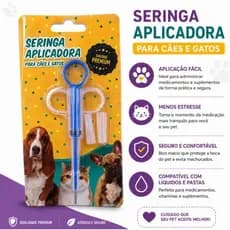 Aplicador de Remédio Oral para Pet Cães e Gatos - Qualidade Premium - Envio imediato