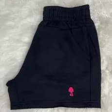 Short Moletom Feminino Com Bolso Shorts Feminino Básico Confortável Para o Dia a Dia Roupa Feminina