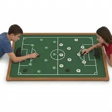 kit Mesa Jogo De Botão Campo Futebol  Com 2 Times Copa Brasil