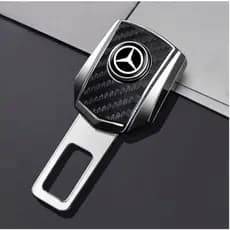 Fivela Adaptadora Extensora de Cinto de Segurança para Logotipo Mercedes-Benz