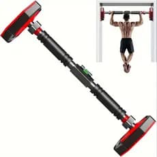 Barra Fixa Flexão Porta Apoio Ajustável Fixa 65 a 100 Cm