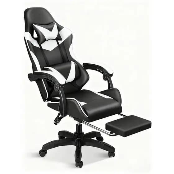 Cadeira Gamer Ergonômica - Escritório, Casa e Universitário com Reclinação e Altura Ajustável