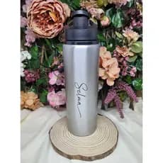Garrafa de Alumínio 500mL Personalizada com Nome ou Logo