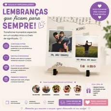AZULEJO PERSONALIZADO DIA DOS PAIS | PRESENTE CRIATIVO | DIA DOS PAIS | AZULEJO PERSONALIZADO COM FOTO