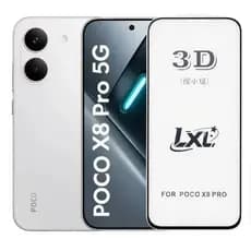 Pelicula Poco X8 Pro 5G Full Cover Vidro 3D Peliculas LXL Vidro Encaixe Perfeito de Alta Qualidade