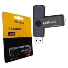 Pen Drive 16GB Leboss Usb 2.0 Flash Drive Foto Musica Video