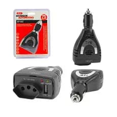 Inversor Automotivo De Potência Tomada USB 12VDC 110VAC 75W