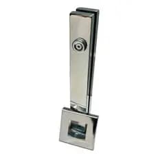 Torre Inox 20cm 1 Furo Suporte Guarda Corpo Vidro