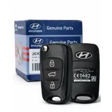 Carcaça Chave Canivete Hyundai I30 Ix35 3 Botões