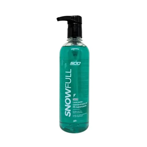 SNOW FULL LAVA AUTO CONCENTRADO 500 ML - SHAMPOO PARA SNOW FOAM OU BALDE - 500 CAR CARE