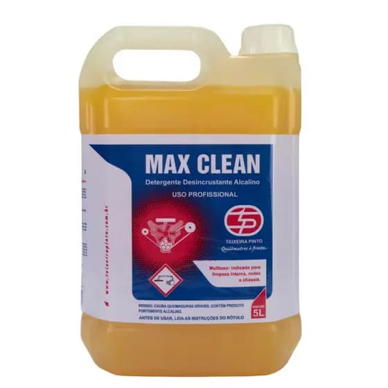 TP MAX CLEAN PLUS DETERGENTE DESINCRUSTANTE ALCALINO 5L 1:20 - TEIXEIRA PINTO