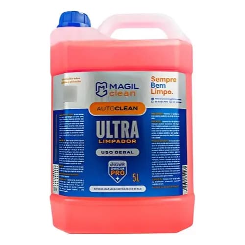 AUTO CLEAN ULTRA LIMPADOR - PRÉ-LAVAGEM E LAVAGEM - LIMPEZA PESADA - 5 L - MAGIL CLEAN