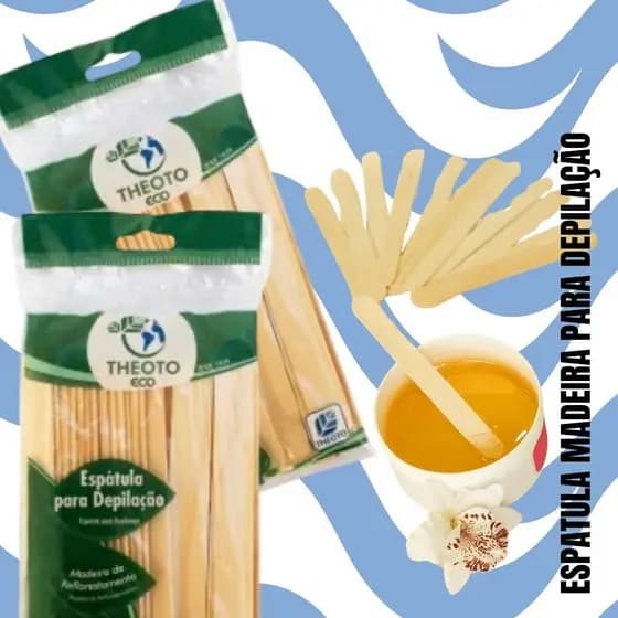 KIT DEPILACAO PALITO 500 UNIDADES ESPATULA PARA DEPILACAO ARTESANATOS ENTRE OUTROS USO INDIVIDUAL DESCARTAVEL THEOTO