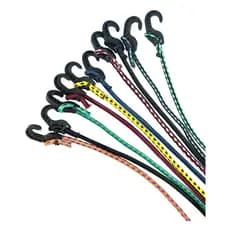 Elástico Para Bagageiro Regulável Moto/ Bicicleta 10un 2,0m Colorido