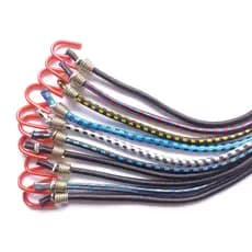 ELÁSTICO PARA BAGAGEIRO MOTO / BIKE / CARROS GANCHO ARAME 10UN DE  1,0MT COLORIDO