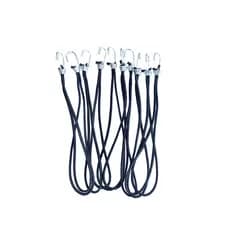 10 Extensor Elástico para Lona de Caminhão Preto 35cm