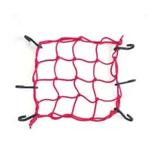 Rede Elástica Aranha Para Motos/ Bagageiro 35X35 Vermelha/ Azul/ Preta / Rosa