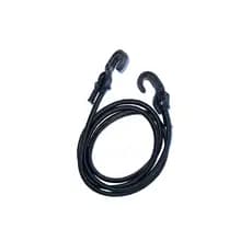 ELÁSTICO PARA BAGAGEIRO MOTO / BIKE / CARROS GANCHO REGULÁVEL 3UN DE 1,5MT  PRETO