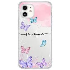 Capinha de Celular Borboletas com Aquarela - Diversos Celulares