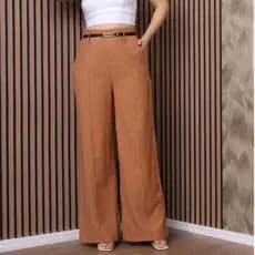 Pantalona alfaiataria com cinto
