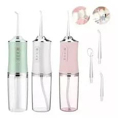 Irrigador Dental Limpeza Bucal Recarregavél 220ml Higiene Bucal Dentes Portátil Limpeza Pront Entreg